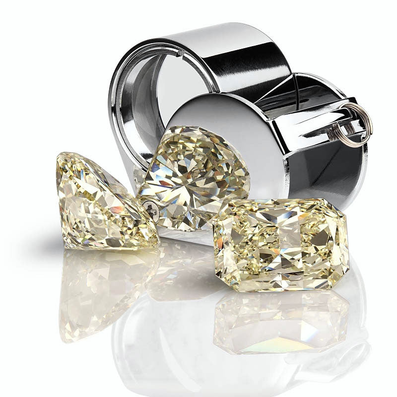 ApolloGem Moissanite colour light yellow