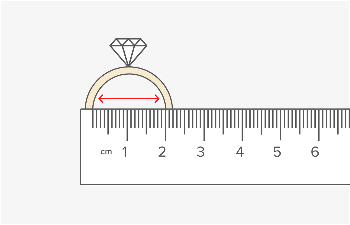 How to measure your ring finger size with a ruler or string