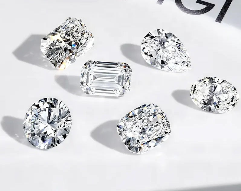 How does moissanite compare to diamonds in terms of brilliance?