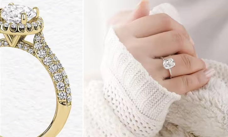 What should you consider when designing a custom engagement ring?