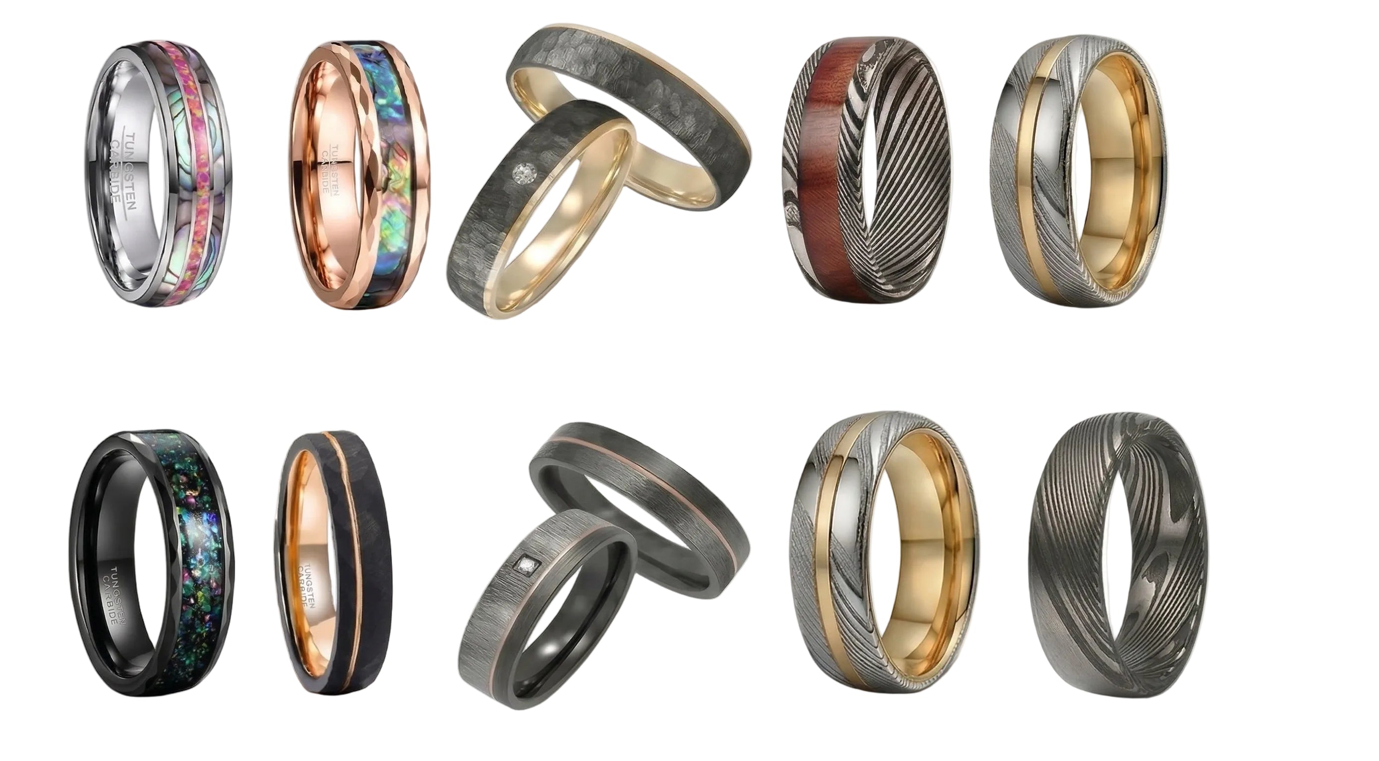 ApolloGem Strings Collection – Ultra-Durable Tungsten Carbide Rings for Men, Cape Town Jewelry Design.