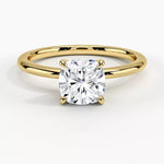 1.0 carat solitaire cushion engagement