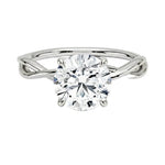 Round-Cut Solitaire Moissanite Engagement Ring with Twisted Band and Cat Claw Setting– ApolloGem
Celebrate your love with our elegant Round-Cut Solitaire Moissanite Engagement Twisted Band. Expertly crafted by ApolloGem, this stunning ring features a beautiful round-cut moissanite set in a unique twisted gold band, embodying timeless elegance and modern sophistication.