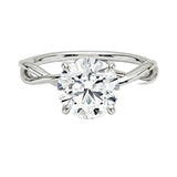 Round-Cut Solitaire Moissanite Engagement Ring with Twisted Band and Cat Claw Setting– ApolloGem
Celebrate your love with our elegant Round-Cut Solitaire Moissanite Engagement Twisted Band. Expertly crafted by ApolloGem, this stunning ring features a beautiful round-cut moissanite set in a unique twisted gold band, embodying timeless elegance and modern sophistication.