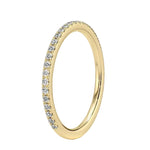 Minimalist open diamond band 18k gold spacer ring jewelry