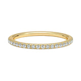 Minimalist open diamond band 18k gold spacer ring jewelry