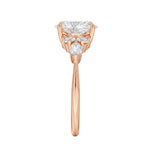 GRI certified oval and marquise stellar ring in a signature ApolloGem premium LED-lit box ready for a luxury proposal.