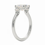 GRI certified moissanite ring presented in a signature ApolloGem premium LED-lit jewelry box making it the perfect choice for a luxury proposal.