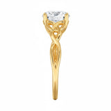 High-resolution jewelry render of the Round Ornate Infinity ring showcasing professional weaving and alignment.
